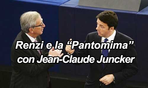 Renzi e la “Pantomima” contro Bruxelles