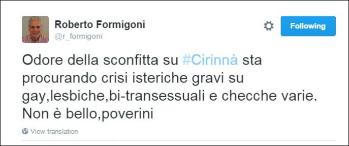 Tweet-formigoni