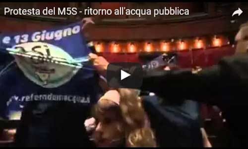 Il PD ridà l’acqua ai privati: bagarre in aula con il M5S – VIDEO