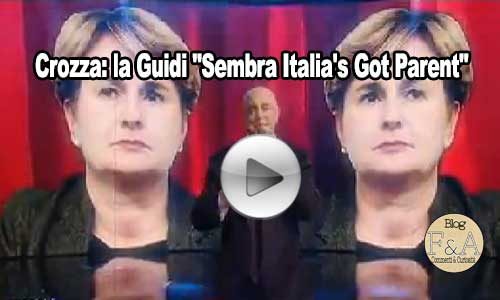 Crozza: la Guidi “Sembra Italia’s Got Parent”