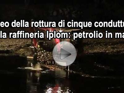 Disastro a Genova: Si rompe tubatura petrolio. VIDEO
