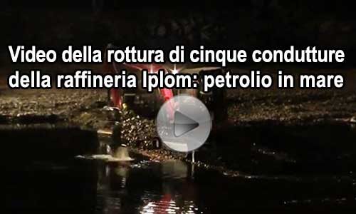 Disastro a Genova: Si rompe tubatura petrolio. VIDEO