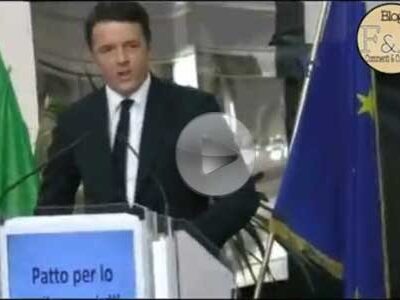 Renzi ieri a Palermo: presenti solo le truppe “cammellate”
