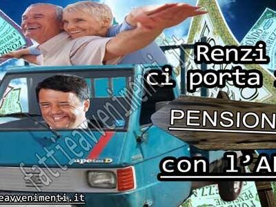 Renzi ci porterà in pensione con “l’APE”