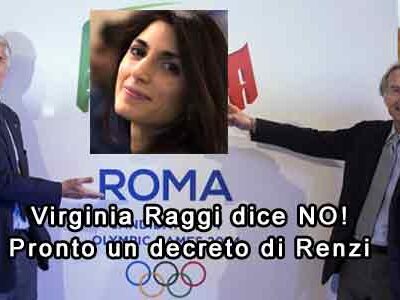 Olimpiadi a Roma. Renzi minaccia la Raggi: in caso di un “NO”, pronto un decreto ministeriale