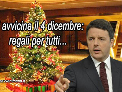Partita la tombola elettorale, ma Renzi non mangerà il panettone