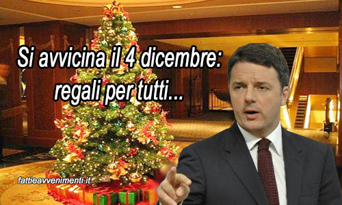 Partita la tombola elettorale, ma Renzi non mangerà il panettone
