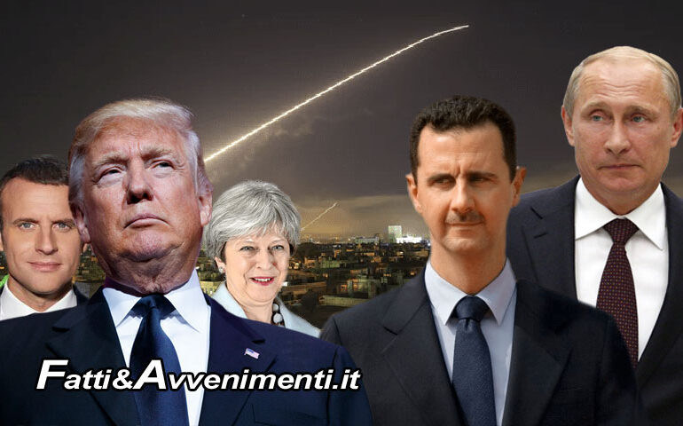 Usa, Francia e UK attacano la Siria: un’azione dimostrativa per non perdere credibilità tra l’opinione pubblica