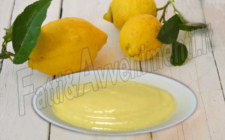 Crema al limone senza latte- Ricetta siciliana