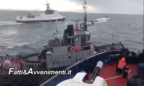 Venti di guerra nel Mar Nero: la Russia cattura 3 navi ukraine accusate di sconfinamento – Video