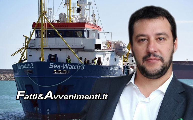Sea Watch. Sbarcano a Malta 49 migranti, Salvini: “Cedere a minacce di UE e Ong è segnale di debolezza”