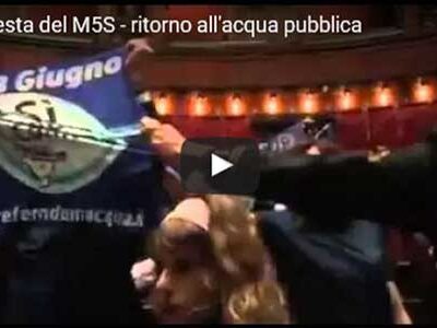 Il PD ridà l’acqua ai privati: bagarre in aula con il M5S – VIDEO