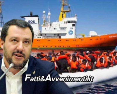 Salvini chiude i porti italiani e invia lettera a Malta: “Accogliete la nave Aquarius con i Migranti”