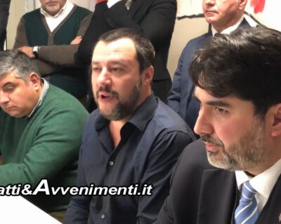 Salvini in Sardegna pensa alle Regionali: “Il candidato governatore sarà scelto dai sardi, liste al di sopra di ogni sospetto”