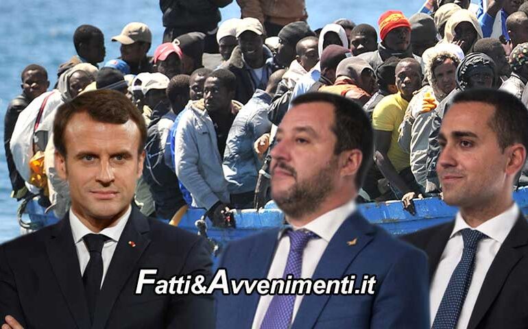 Tra Italia e Francia è scontro sui migranti. Di Maio e Salvini concordi: la colpa è di Macron e del “colonialismo”
